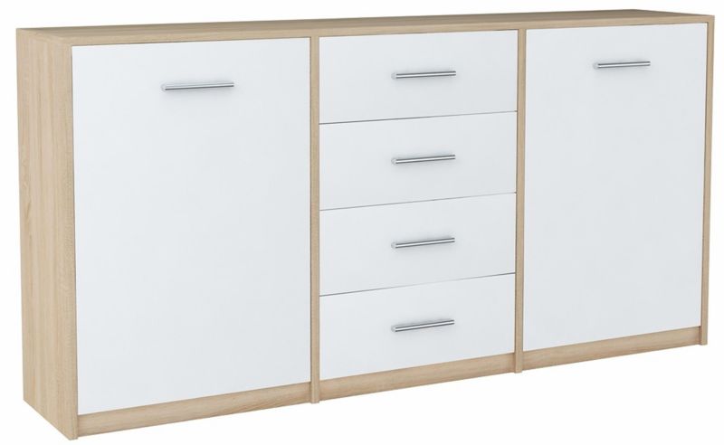 Komoda Matkam szafka bodo 180 cm 2D4S ufc biały-sonoma 1 szt.