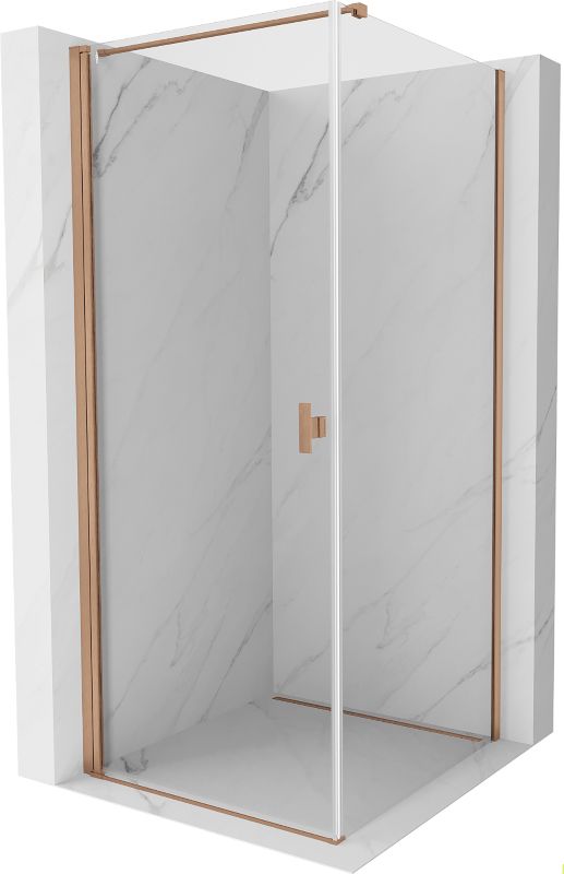 Kabina prysznicowa Mexen Mist-B miedź szczotkowana 80x80 cm - 8A2T-080-080-65-00 1 szt.