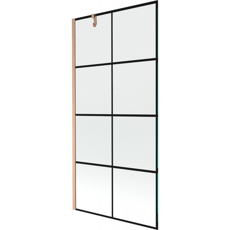 Parawan nawannowy Mexen Next czarny wzór 90x150 cm 1 szt.