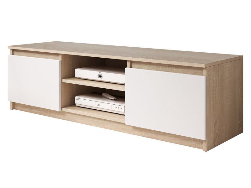 Szafka RTV MIRJAN 24 Dingo sonoma + biały 1 szt.