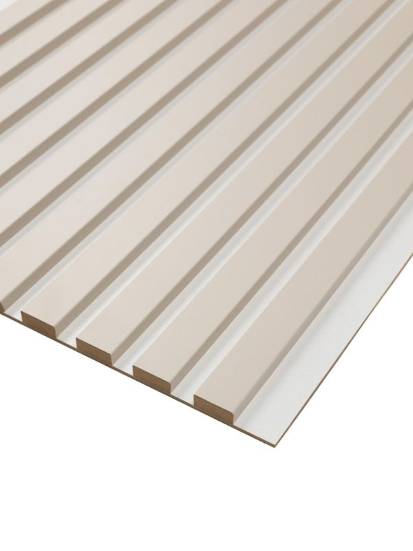 Lamele Ścienne na Białym Filcu SunWood Panele Dekoracyjne Kaszmir 275x46 1 szt.