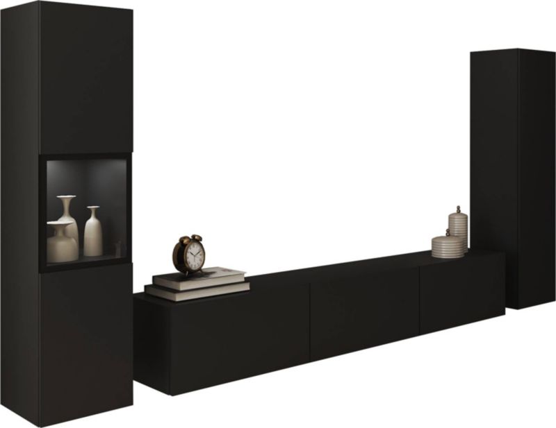 Meblościanka MINIO go for it BRELA III czarny , 1 szt.