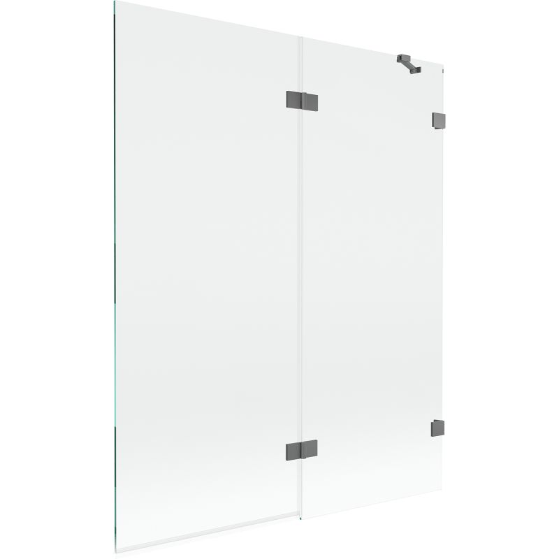 Parawan nawannowy 2-skrzydłowy Mexen Lunar gun metal 140 x 150 cm 1 szt