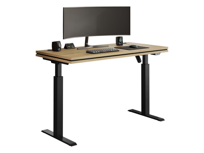 Biurko MIRJAN 24 Malta I dąb artisan/czarny 1 szt.