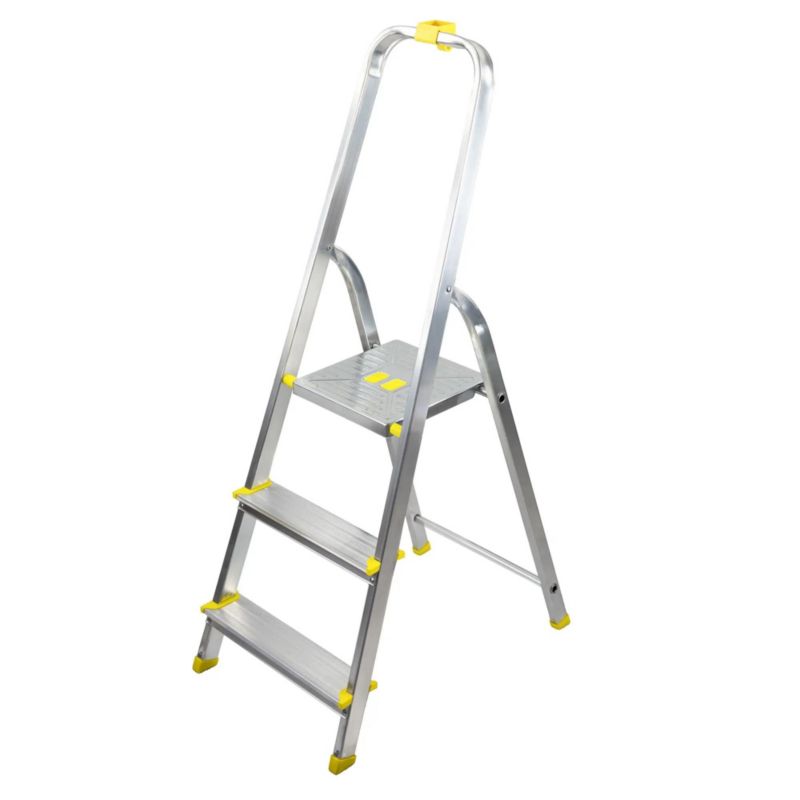 Drabina aluminiowa 3-stopniowa Bayersystem BS-DA3 z haczykiem 150kg 1 szt.