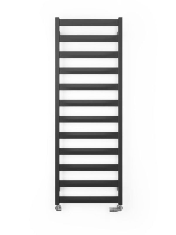 Grzejnik łazienkowy LaVita Hermes 91x50 cm czarny dekoracyjny 350W drabinkowy stalowy 1 szt.