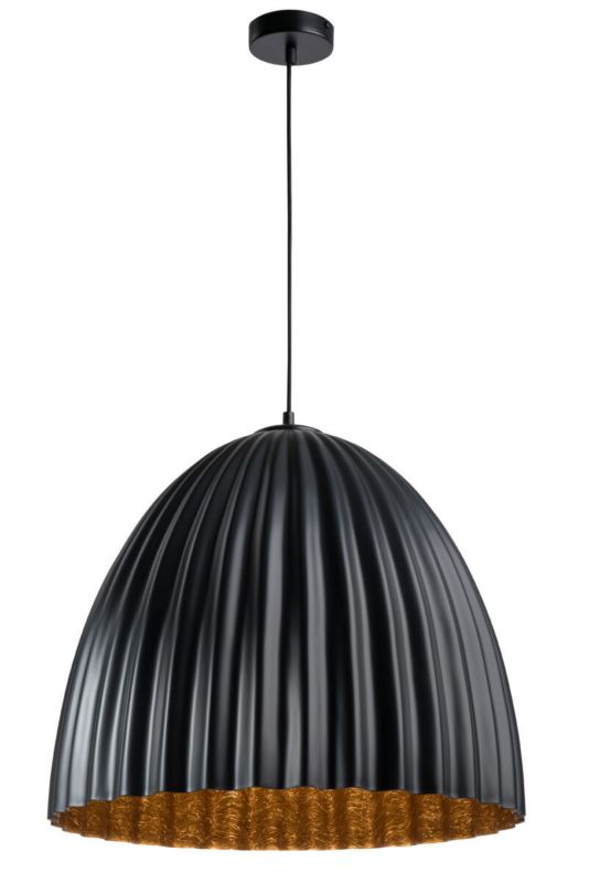 Lampa wisząca Sigma Lighting Telma czarno-miedziana dekoracyjna nad stół 1xE27 x 15W 1 szt.
