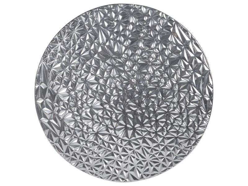 Dekoracja ścienna Moscavide 59 cm Metal Srebrny 1 szt.