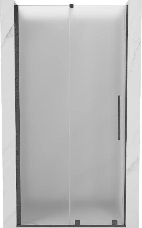 Drzwi prysznicowe przesuwne Mexen Velar gun gray 90x200 cm 1 szt.