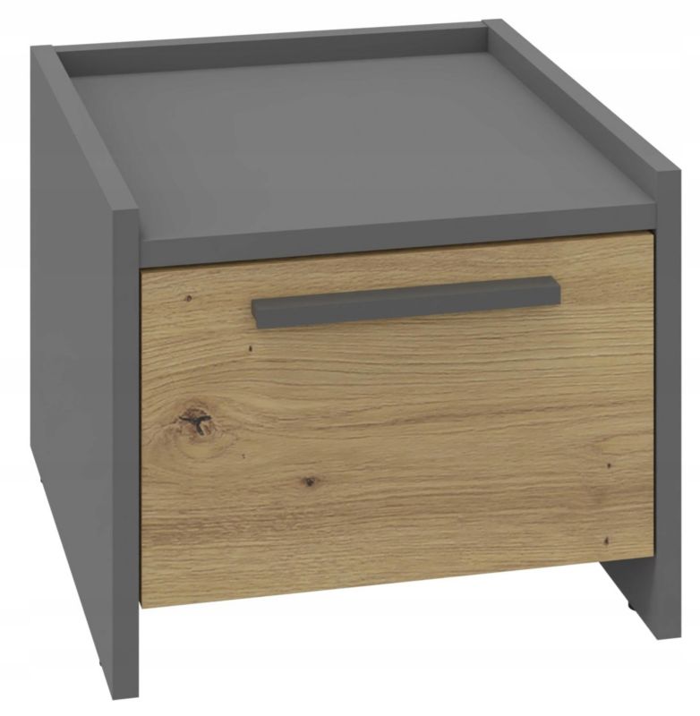 Szafka nocna Matkam komoda ALTIVO 1SW artisan-antracyt 1 szt.