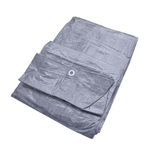 Plandeka Płachta Neopak 4x5m Srebrna 130g/m2 Gruba 5x4m 1 szt.