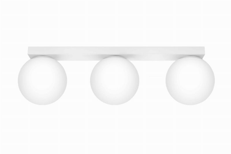 Lampa sufitowa wisząca Sollux Lighting Yoli 1967 biała szerokość 50 cm 3xG9 x 1 szt.