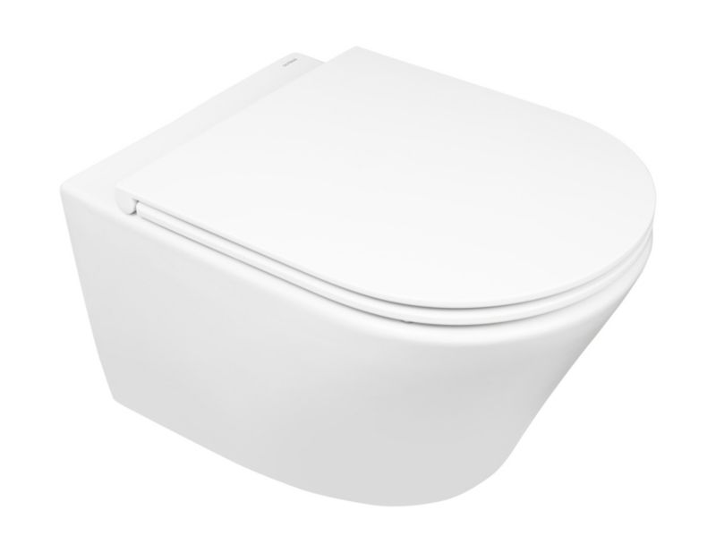 Miska WC wisząca Oltens Jog, bezkołnierzowa, spłukiwanie wirowe, biały połysk, 1 szt.