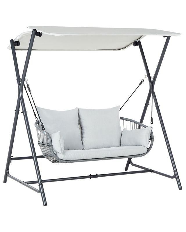 Huśtawka ogrodowa Fiastra Metal Jasnoszary 1 szt.