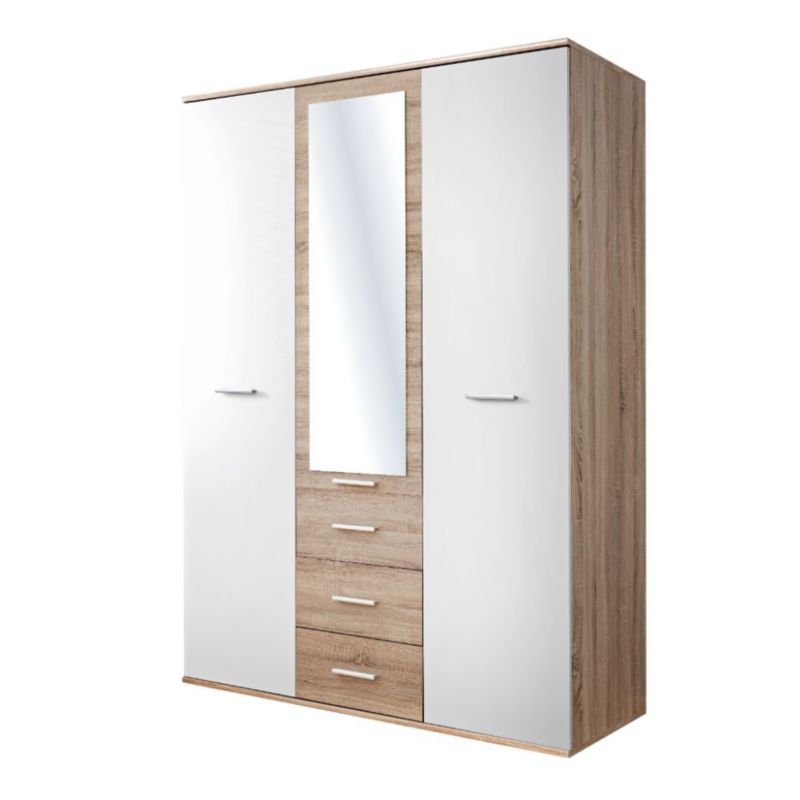 Szafa DINO 3D3S dąb/biała ASM Meble 1 szt.