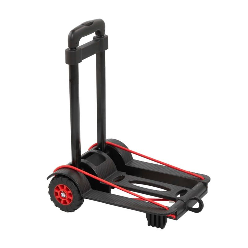 Wózek transportowy składany Keeeper Mick o udźwigu 50kg, czarny 34 x 24,7 x 93,5 cm do skrzynek i kartonów, 1 szt.