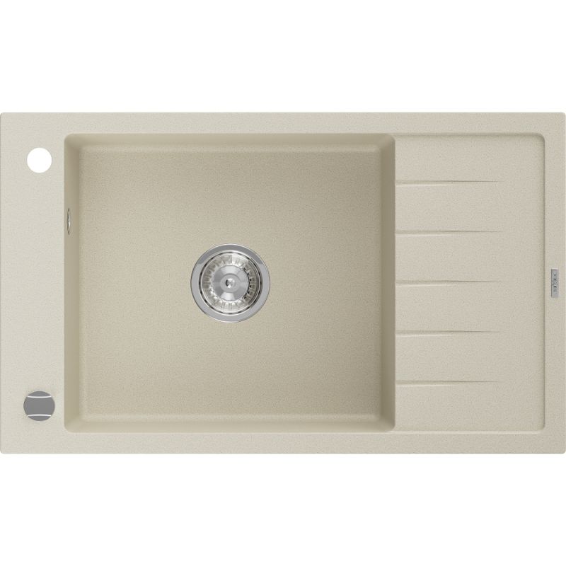 Zlewozmywak wpuszczany Mexen Elias 1-komorowy beżowy 795x480 mm - 6511791005-69-B 1 szt.