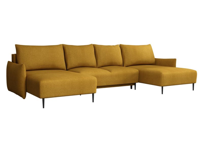 Narożnik z funkcją spania MIRJAN 24 Santi U curry 1 szt.