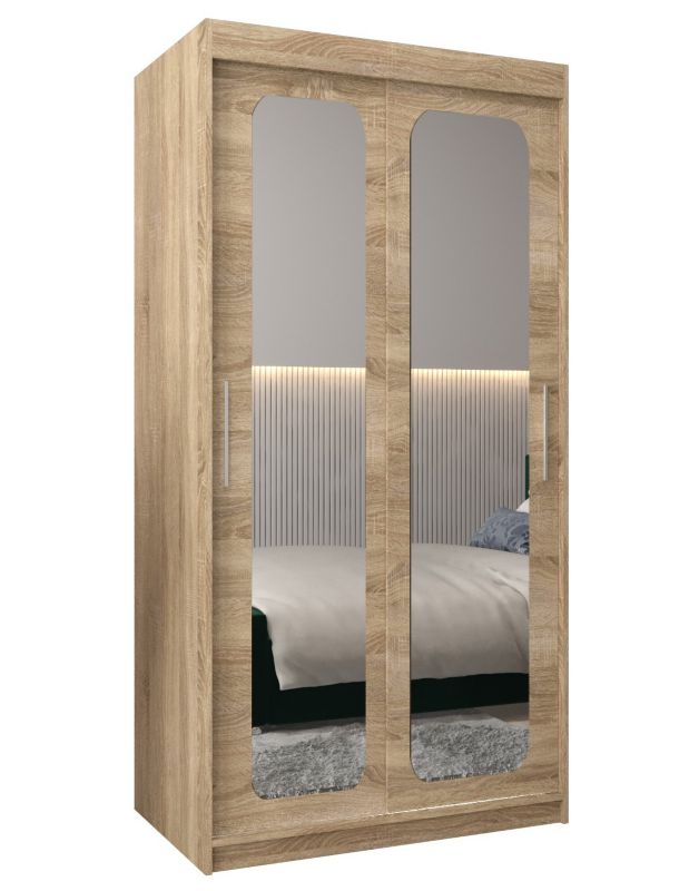 Szafa przesuwna Garderoba Abiks PROMO T3 100 sonoma/sonoma 1 szt.