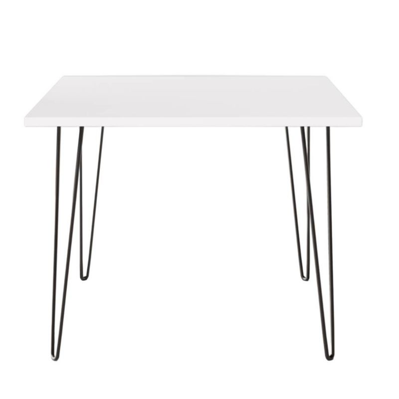 Stół KOLM kwadratowy 90 x 90 cm HAIRPIN Biały 1szt.