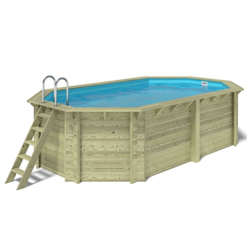 Basen drewniany Nemo ALTANKA 5,79x - H.1,45 m - z filtracją, BAS7304OSPU, 1szt.