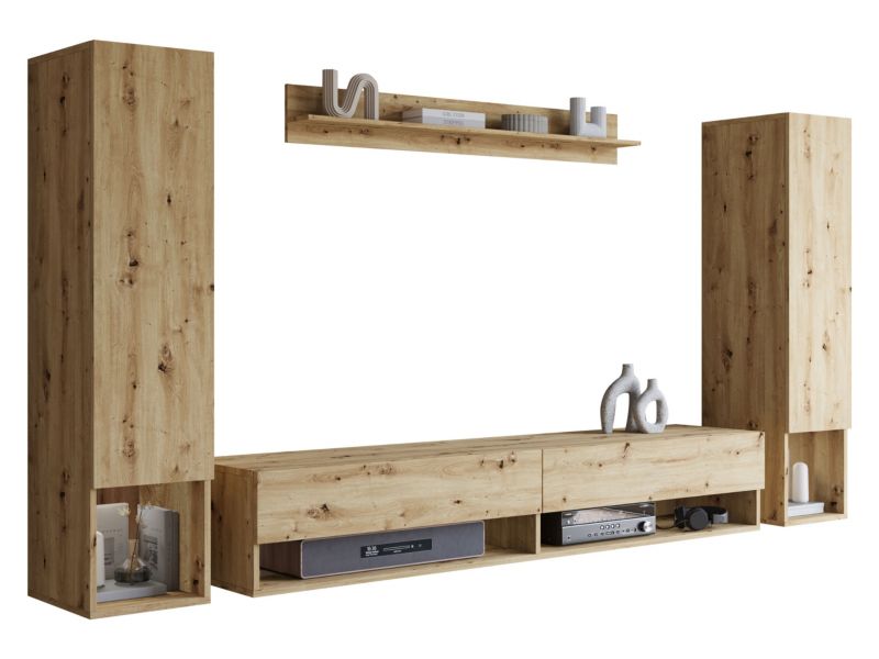 Meblościanka MIRJAN 24 Amadeo II dąb artisan 1 kpl.