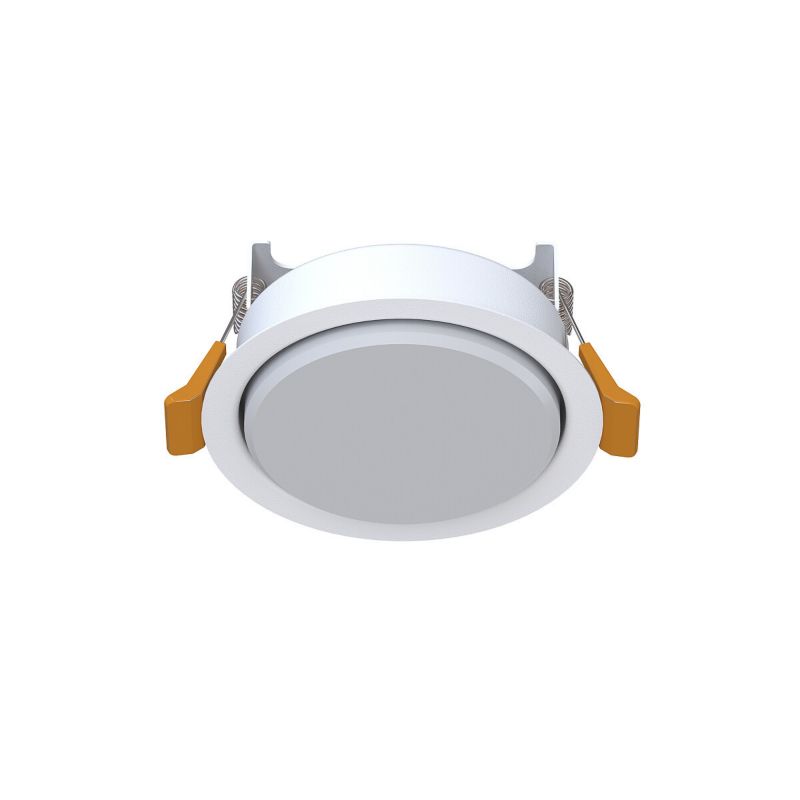 Oprawa sufitowa wpuszczana Nowodvorski Lighting Uno biała 1 x GX53 x 15W IP20 wym: 9,5 x 9,5 cm okrągła - 1 szt.