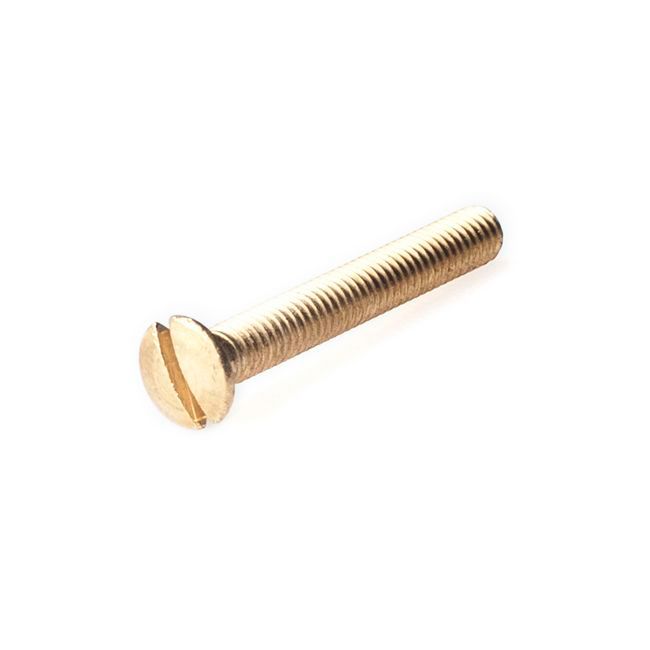 Śruba metryczna mosiężna DIN 964 M4 x 30 mm 1 szt.