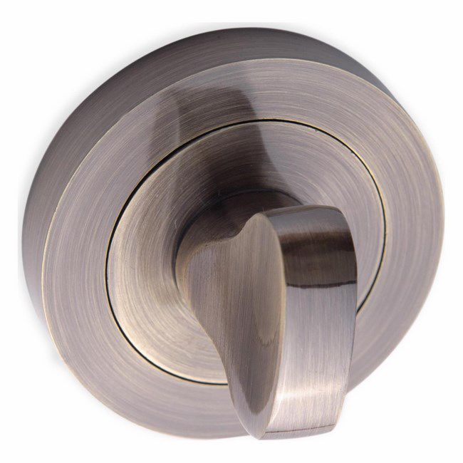 Szyld drzwiowy Kuchinox krótki okrągły WC patyna