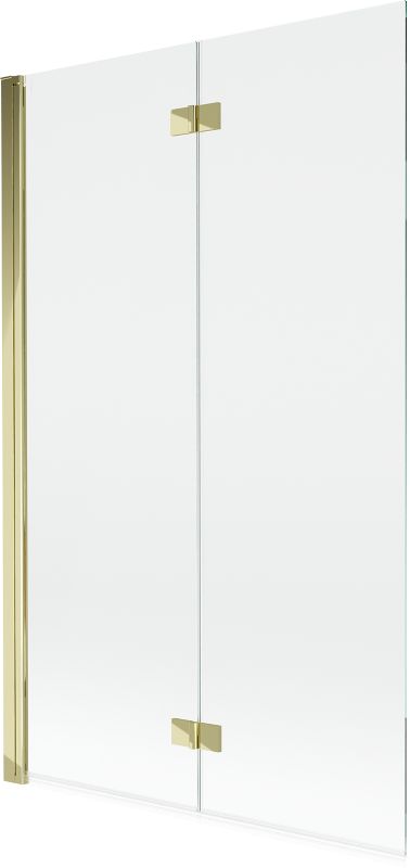 Parawan nawannowy Mexen Mist złoty transparent 110 x 150 cm 2-skrzydłowy 1 szt