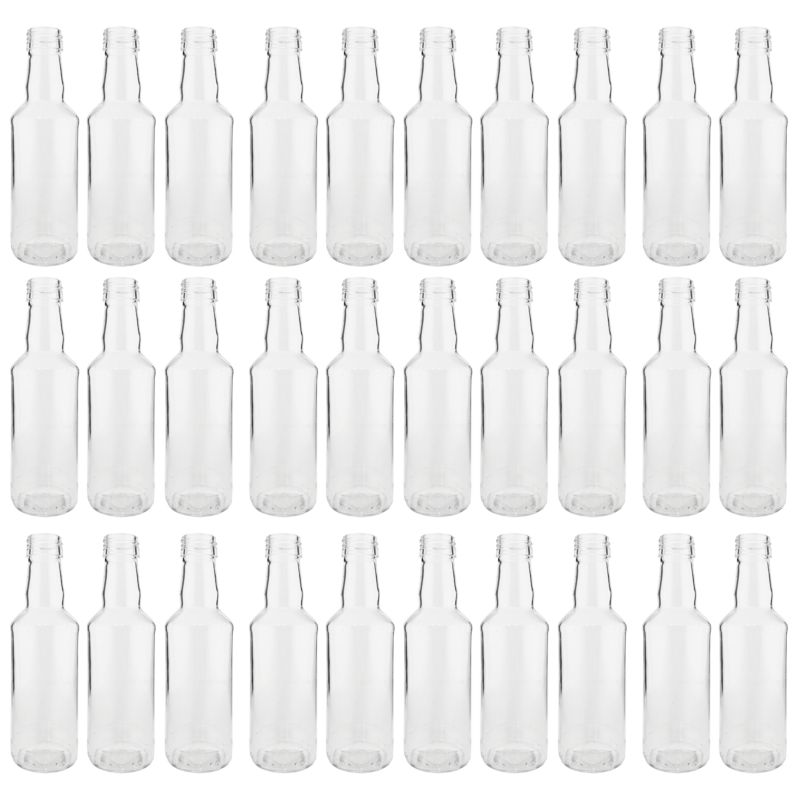 Butelki szklane MODO24 200 ml na soki nalewki i syropy fi 28 bez nakrętek 30 szt.