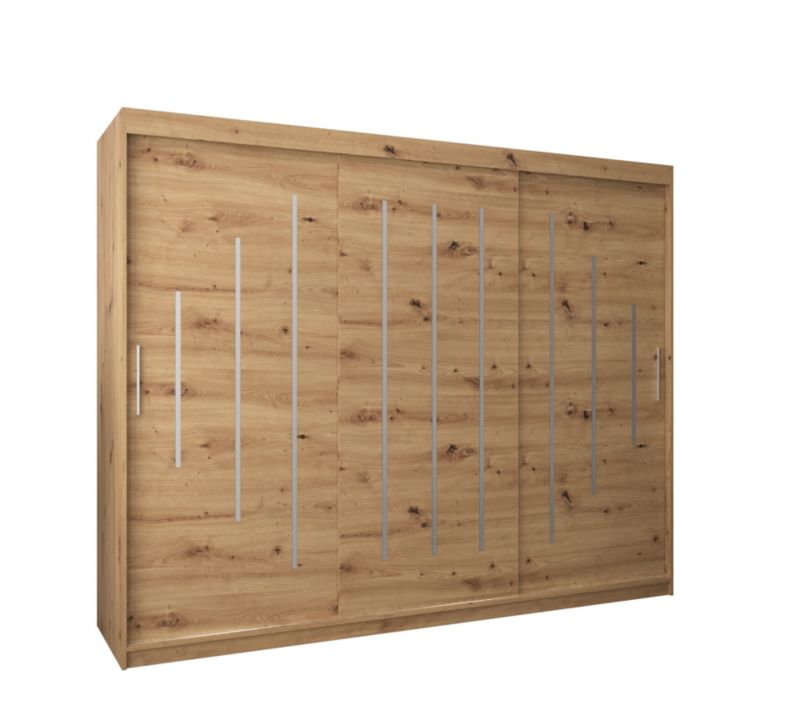 Szafa przesuwna Garderoba Abiks YORK 250 artisan/artisan 1 szt.