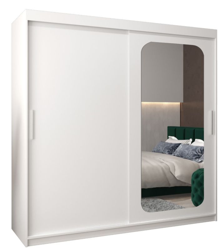 Szafa przesuwna Garderoba Abiks PROMO T2 200 biały/biały 1 szt.