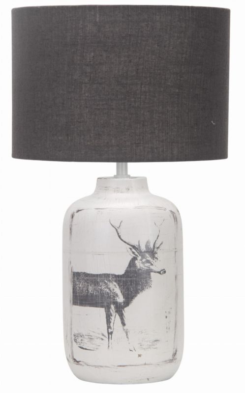 Lampa stołowa Candellux Walia czarno-biała 1 x E27 x 60W IP20 wym: 42 x 24 x 24 cm ceramika - 1 szt.