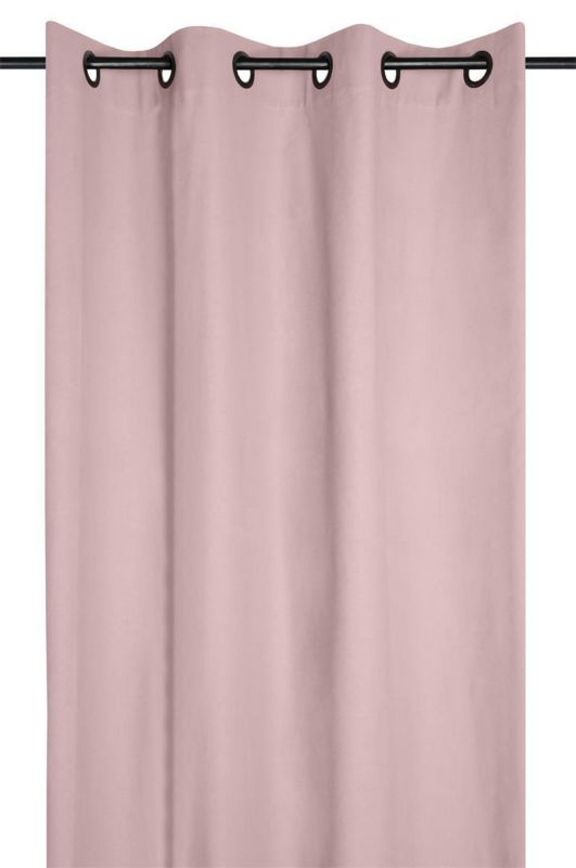 Zasłona Duo STOF pudrowy róż bawełniana 135x240 cm 1 szt