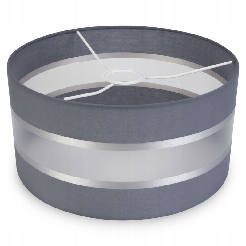 Abażur do lampy wiszącej stojącej Light Home LH Elegance 40cm E27 ciemnoszary 1szt.