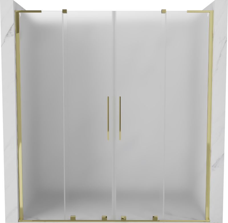 Drzwi prysznicowe rozsuwane Mexen Velar szron 170x200 cm 1 szt.
