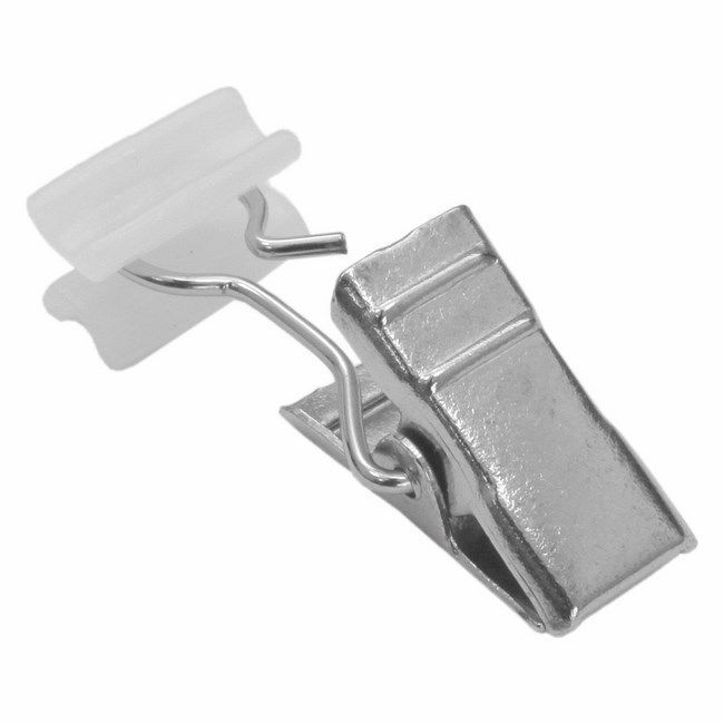 Klamerka metalowa ze ślizgiem 32 mm 10 szt.