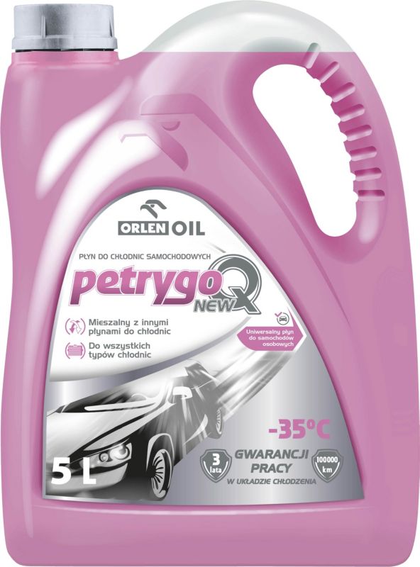 Płyn do chłodnic Petrygo Q New różowy 5 l