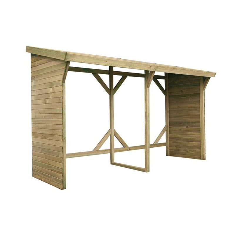 Drewutnia wiata na drewno 4iQ Group 278x90x184 cm 4,63m3 1szt.