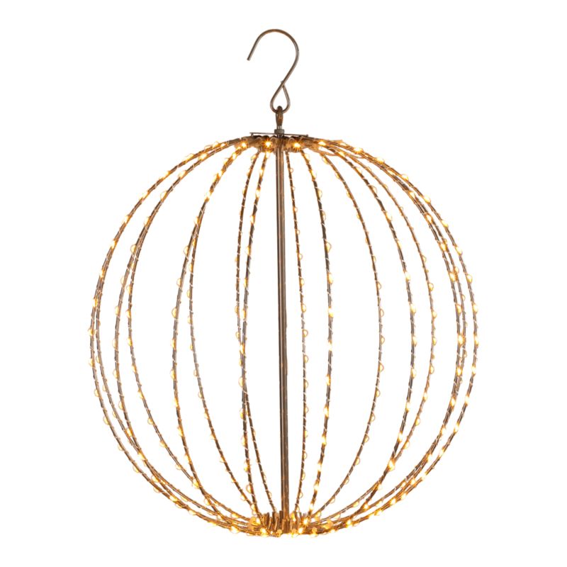 Ozdoba led bombka ciepły/zimny biały