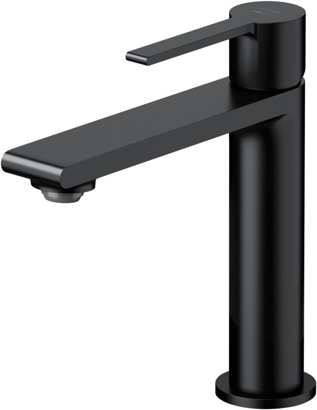 Bateria umywalkowa Cersanit Virgo czarna jednouchwytowa, silikonowy perlator, 1 szt.