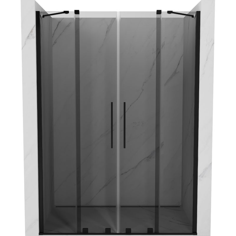 drzwi prysznicowe rozsuwane Mexen Velar grafitowe 160x200 1 szt.