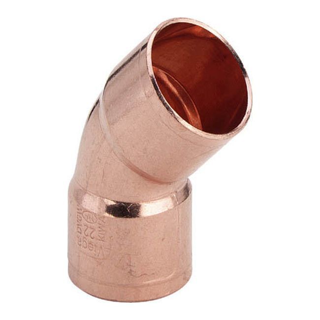 Łuk 45° Viega jednokielichowy 15 mm