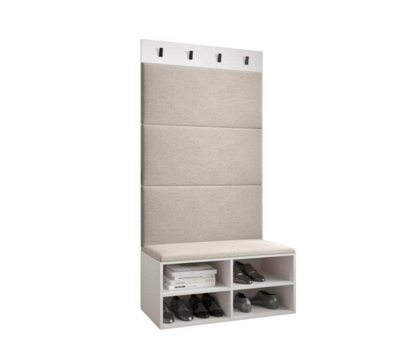 Garderoba do przedpokoju Abiks MIRO 2 biały+manila02 1szt.