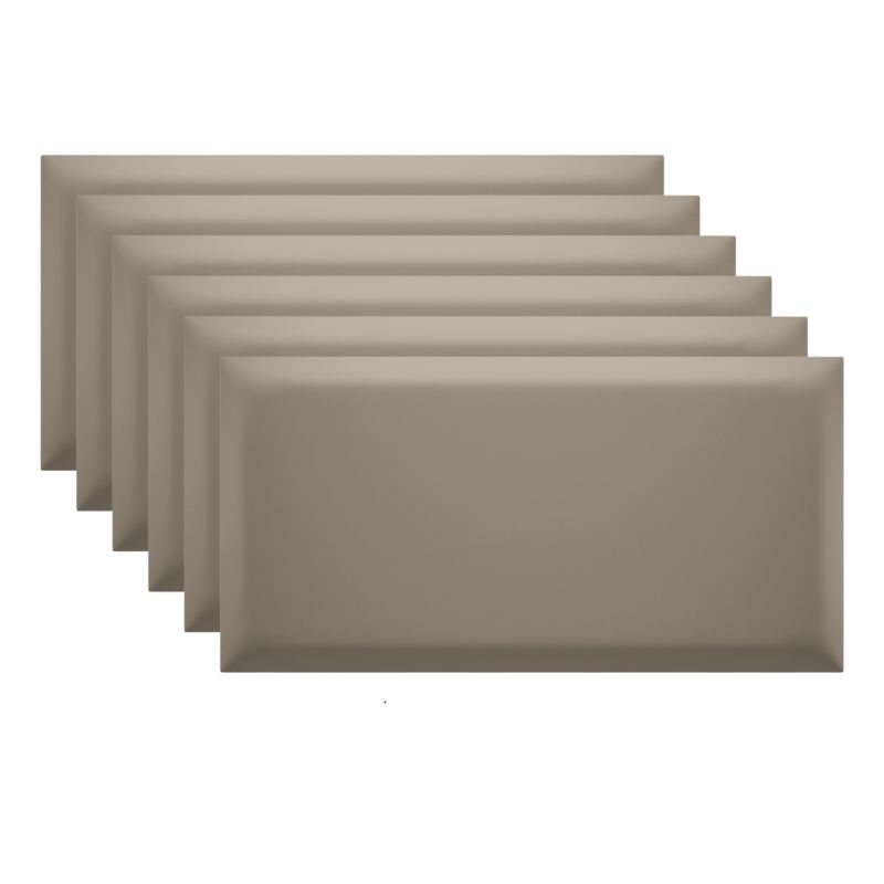 Panel ścienny tapicerowany Marbet Design SOFTLINE 60x30 cm RIVIERA16 beżowy 6 szt.