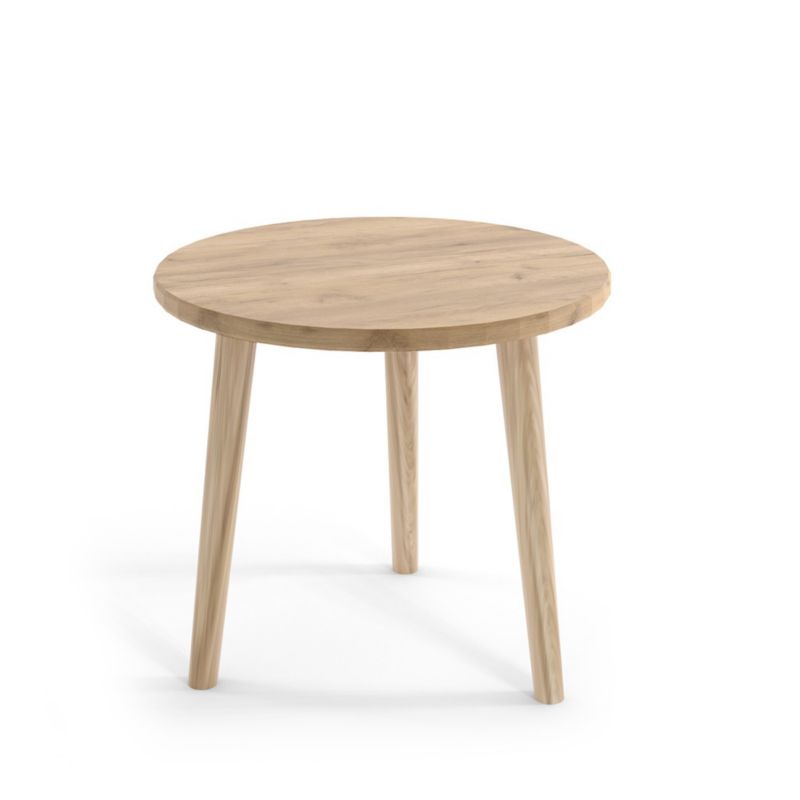 Stolik kawowy Bettso Ikon w stylu skandynawskim do salonu dąb craft złoty 1szt.