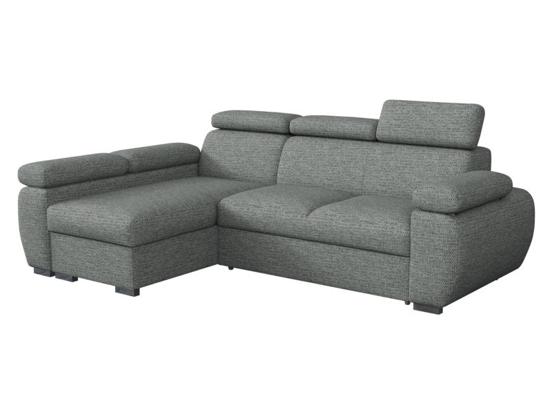 Narożnik z funkcją spania MIRJAN 24 Boston Mini lewy LC+2R grafitowa plecionka 1 szt.