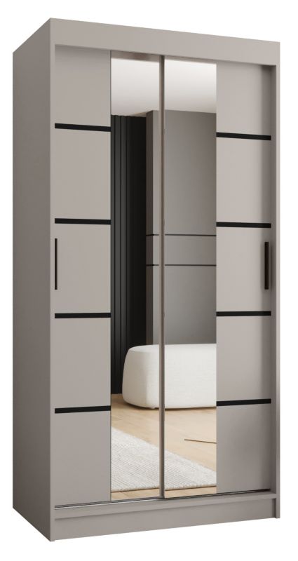 Szafa przesuwna Abiks RUBINO V4 100 kaszmir 1szt.