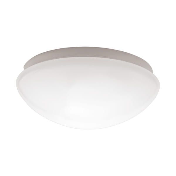 Plafon sufitowy nowoczesny Kanlux Pires Eco biały 1 x E27 x 25W IP44 wym: 11 x 28 x 28 cm - 1 szt.